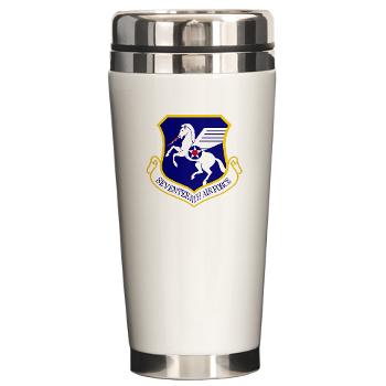 17AF - M01 - 03 - 17th Air Force - Ceramic Travel Mug