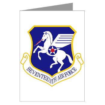 17AF - M01 - 02 - 17th Air Force - Greeting Cards (Pk of 10)