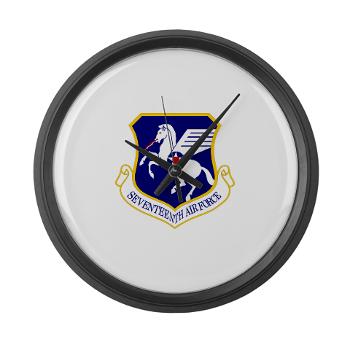17AF - M01 - 03 - 17th Air Force - Large Wall Clock