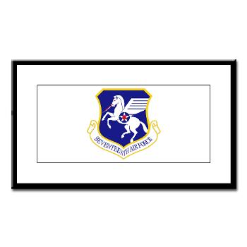 17AF - M01 - 02 - 17th Air Force - Small Framed Print