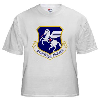 17AF - A01 - 04 - 17th Air Force - White t-Shirt