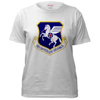17AF - A01 - 04 - 17th Air Force - Women's T-Shirt