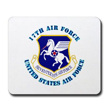 17AF - M01 - 03 - 17th Air Force with Text - Mousepad