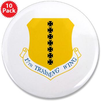 17TW - M01 - 01 - 17th Training Wing - 3.5" Button (10 pack)