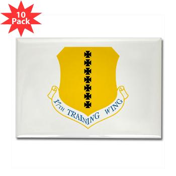 17TW - M01 - 01 - 17th Training Wing - Rectangle Magnet (10 pack)