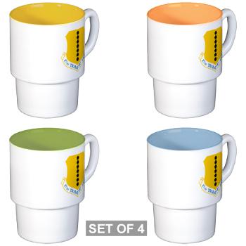17TW - M01 - 03 - 17th Training Wing - Stackable Mug Set (4 mugs)