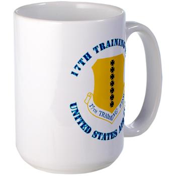17TW - M01 - 03 - 17th Training Wing with Text - Large Mug - Click Image to Close