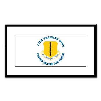 17TW - M01 - 02 - 17th Training Wing with Text - Small Framed Print - Click Image to Close