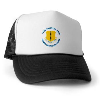17TW - A01 - 02 - 17th Training Wing with Text - Trucker Hat