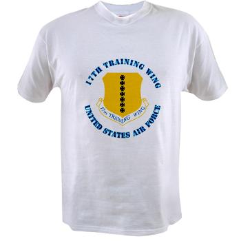 17TW - A01 - 04 - 17th Training Wing with Text - Value T-shirt