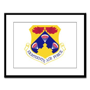 18AF - M01 - 02 - Eighteenth Air Force - Large Framed Print - Click Image to Close
