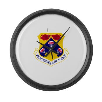 18AF - M01 - 03 - Eighteenth Air Force - Large Wall Clock