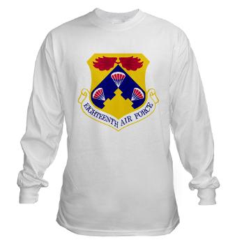 18AF - A01 - 03 - Eighteenth Air Force - Long Sleeve T-Shirt - Click Image to Close