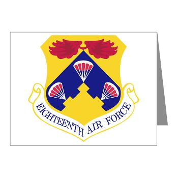 18AF - M01 - 02 - Eighteenth Air Force - Note Cards (Pk of 20)