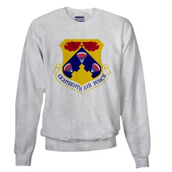 18AF - A01 - 03 - Eighteenth Air Force - Sweatshirt - Click Image to Close