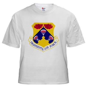 18AF - A01 - 04 - Eighteenth Air Force - White t-Shirt