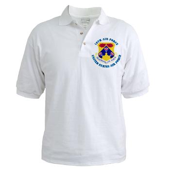 18AF - A01 - 04 - Eighteenth Air Force with Text - Golf Shirt