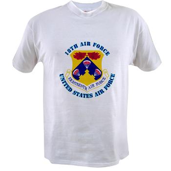 18AF - A01 - 04 - Eighteenth Air Force with Text - Value T-shirt