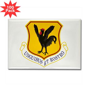 18W - M01 - 01 - 18th Wing - Rectangle Magnet (100 pack) - Click Image to Close