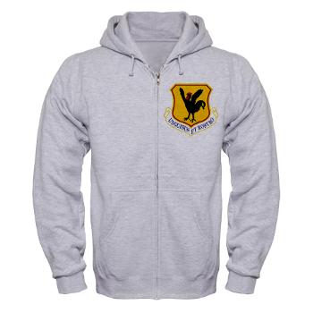 18W - A01 - 03 - 18th Wing - Zip Hoodie - Click Image to Close