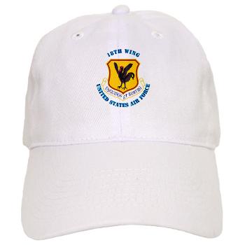 18W - A01 - 01 - 18th Wing with Text - Cap
