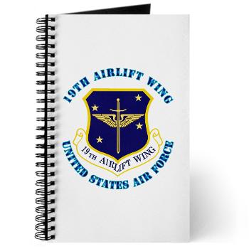 19AW - M01 - 02 - 19th Airlift Wing with Text - Journal