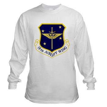 19AW - A01 - 03 - 19th Airlift Wing - Long Sleeve T-Shirt - Click Image to Close