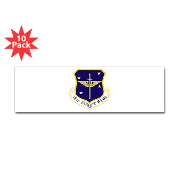 19AW - M01 - 01 - 19th Airlift Wing - Sticker (Bumper 10 pk) - Click Image to Close