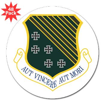 1FW - M01 - 01 - 1st Fighter Wing - 3" Lapel Sticker (48 pk) - Click Image to Close