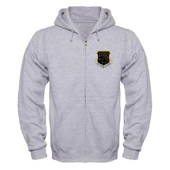1FW - A01 - 03 - 1st Fighter Wing - Zip Hoodie - Click Image to Close