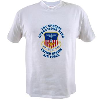 1SOW - A01 - 04 - 1st Special Operations Wing with Text - Value T-shirt