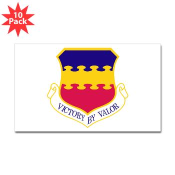 20FW - M01 - 01 - 20th Fighter Wing - Sticker (Rectangle 10 pk)