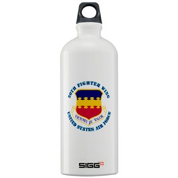 20FW - M01 - 03 - 20th Fighter Wing with Text - Sigg Water Bottle 1.0L