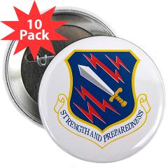 21SW - M01 - 01 - 21st Space Wing - 2.25" Button (10 pack) - Click Image to Close