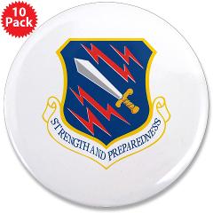 21SW - M01 - 01 - 21st Space Wing - 3.5" Button (10 pack) - Click Image to Close