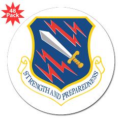 21SW - M01 - 01 - 21st Space Wing - 3" Lapel Sticker (48 pk) - Click Image to Close