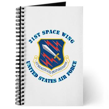 21SW - M01 - 02 - 21st Space Wing with Text - Journal