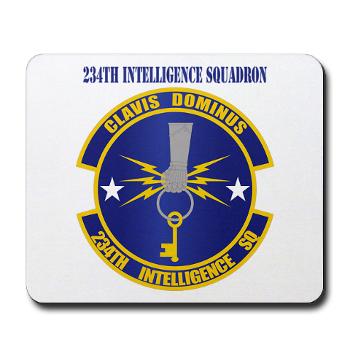 234IS - M01 - 03 - 234th Intelligence Squadron with Text - Mousepad