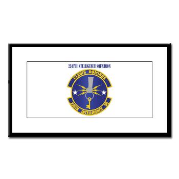 234IS - M01 - 02 - 234th Intelligence Squadron with Text - Small Framed Print