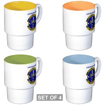 234IS - M01 - 03 - 234th Intelligence Squadron with Text - Stackable Mug Set (4 mugs)