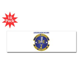 234IS - M01 - 01 - 234th Intelligence Squadron with Text - Sticker (Bumper 10 pk)