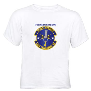 234IS - A01 - 04 - 234th Intelligence Squadron with Text - White t-Shirt