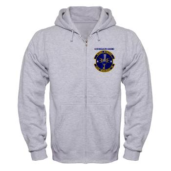 234IS - A01 - 03 - 234th Intelligence Squadron with Text - Zip Hoodie