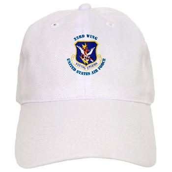 23W - A01 - 01 - 23d Wing with Text - Cap