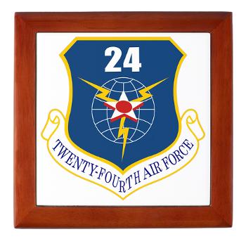 24AF - M01 - 03 - 24th Air Force - Keepsake Box - Click Image to Close