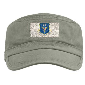 24AF - A01 - 01 - 24th Air Force - Military Cap - Click Image to Close