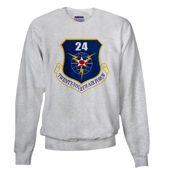 24AF - A01 - 03 - 24th Air Force - Sweatshirt - Click Image to Close
