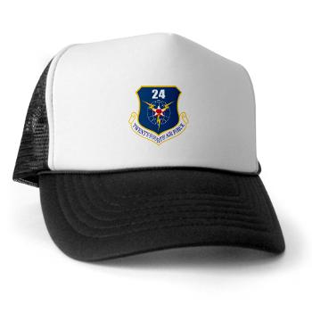 24AF - A01 - 02 - 24th Air Force - Trucker Hat - Click Image to Close