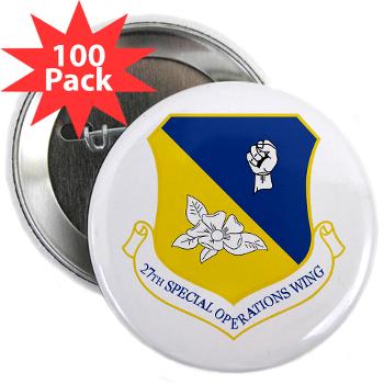27SOW - M01 - 01 - 27th Special Operations Wing - 2.25" Button (100 pack)