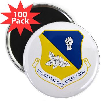 27SOW - M01 - 01 - 27th Special Operations Wing - 2.25" Magnet (100 pack)